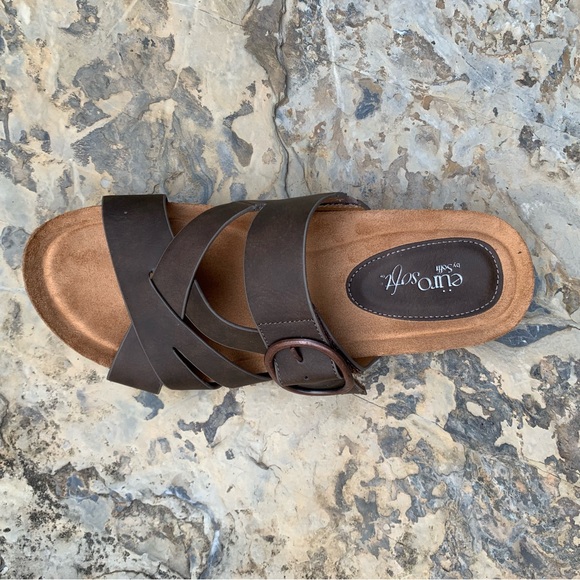 Eurosofft by Sofft brown womens sandals - Picture 5 of 6